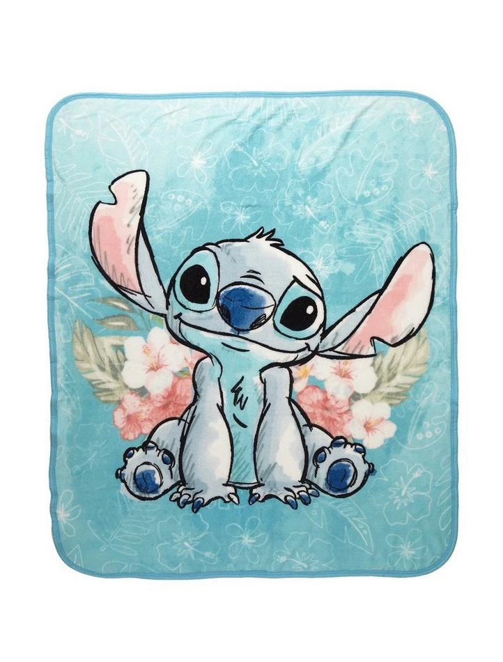 Budget ⭐ Disney Lilo & Stitch Watercolor Sketch Throw Blanket ✨