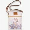 Buy 😍 Loungefly Disney Bambi Friends & Flowers Passport Crossbody Bag 😉
