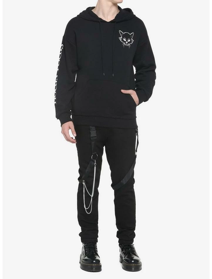 Top 10 😉 Our Universe Disney Hocus Pocus Black Flame Candle Binx Hoodie 👏 - Image 3