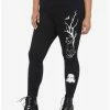 Coupon ⌛ Her Universe Disney Hocus Pocus Binx Tombstone Leggings Plus Size 🧨