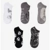 Top 10 ❤️ The Nightmare Before 🎄 Christmas Jack & Sally No-Show 🧦 Socks 5 Pair 🥰