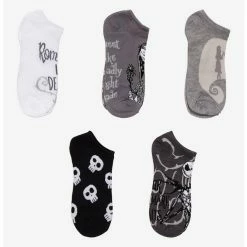 Top 10 โค๏ธ The Nightmare Before ๐ Christmas Jack & Sally No-Show ๐งฆ Socks 5 Pair ๐ฅฐ