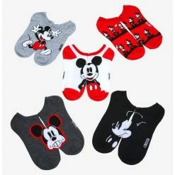 Buy ✔️ Disney Mickey Mouse Moods No-Show 🧦 Socks 5 Pair ✔️