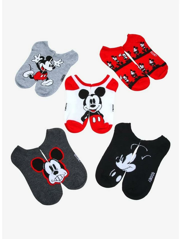 Buy ✔️ Disney Mickey Mouse Moods No-Show 🧦 Socks 5 Pair ✔️