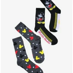 Best reviews of โจ Disney Mickey Mouse Retro Multicolor Crew ๐งฆ Socks 2 Pair ๐งจ