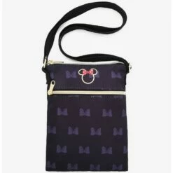 Deals ๐คฉ Loungefly Disney Minnie Mouse Gold & Black Passport Crossbody Bag ๐งจ