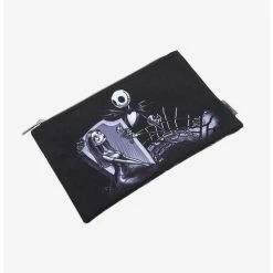 Hot Sale 😀 Loungefly The Nightmare Before 🎅 Christmas Jack & Sally Grave Date Makeup Bag 👍