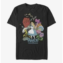 Best deal ⌛ Extra Soft Disney Alice in Wonderland Flower Love T-Shirt 👍