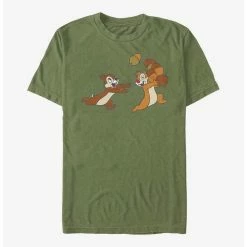 Discount 💯 Extra Soft Disney Chip 'n' Dale Acorn Big Characters T-Shirt 🎁