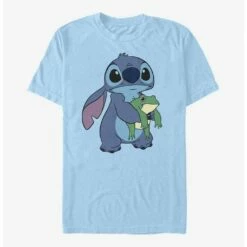 Buy ✔️ Extra Soft Disney Lilo & Stitch Stitch Froggie T-Shirt 🥰
