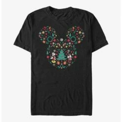 Promo 😍 Extra Soft Disney Mickey Mouse & Minnie Mouse Icon Ear Fill T-Shirt ✨