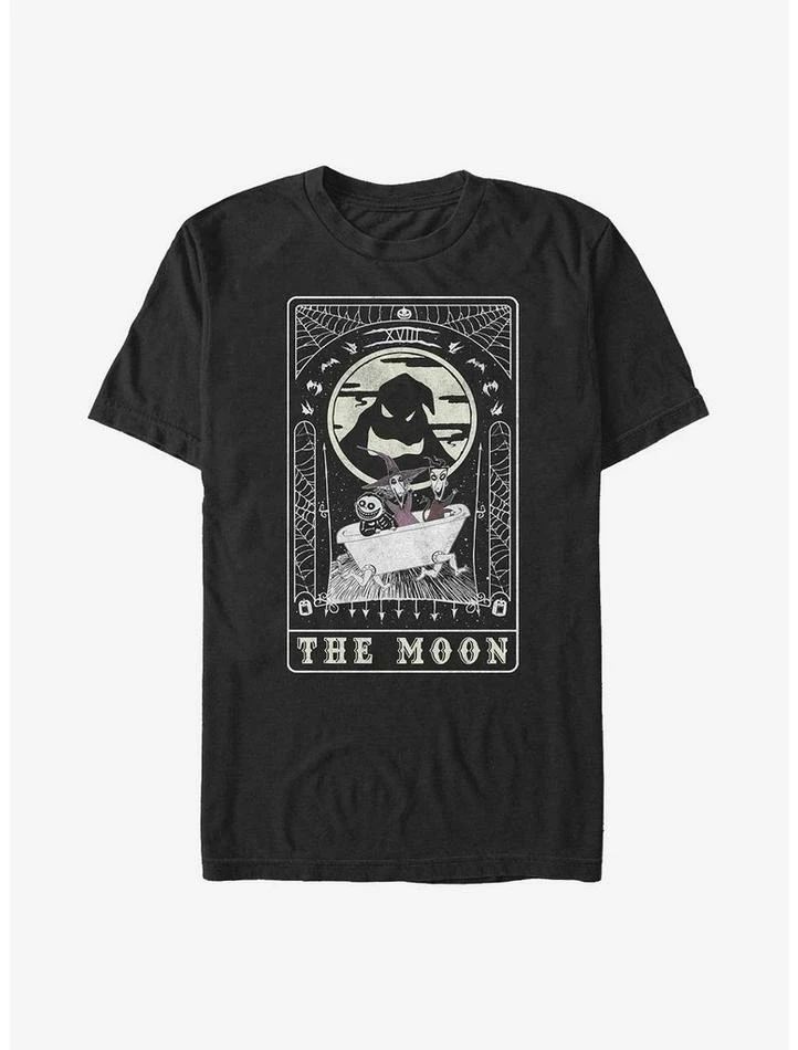 Top 10 👍 The Nightmare Before 🎄 Christmas Oogie Boogie The Moon Tarot Extra Soft T-Shirt ❤️