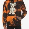 New 🥰 Our Universe Disney 🎃 Halloween Mickey Mouse Mummy Tie-Dye Hoodie 🔔