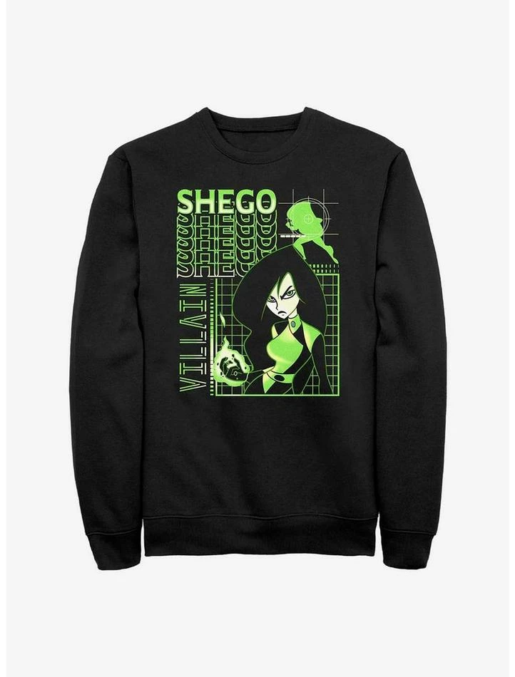 Promo 🔔 Disney Kim Possible Shego Techwear Sweatshirt 😉