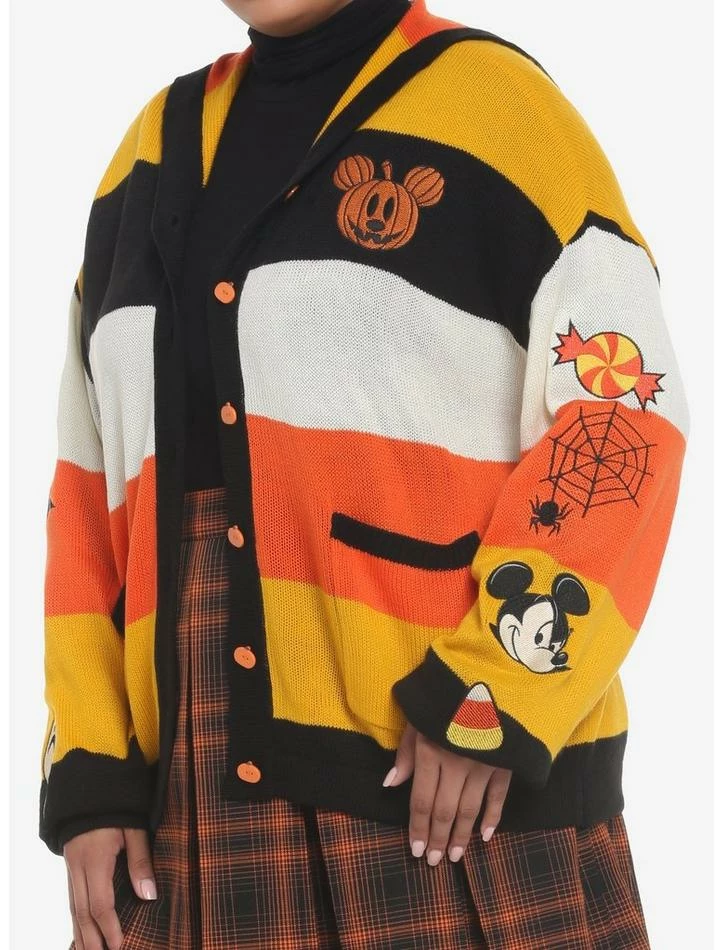 Coupon ๐งจ Her Universe Disney ๐ฆ Halloween Mickey Mouse Stripe ๐ง Girls Hooded Cardigan Plus Size ๐ - Image 5