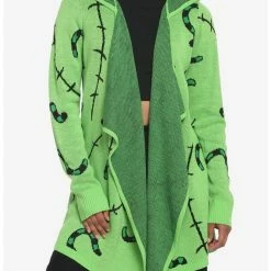 Deals 🌟 The Nightmare Before 🎁 Christmas Oogie Boogie Drape 👧 Girls Cardigan 😉