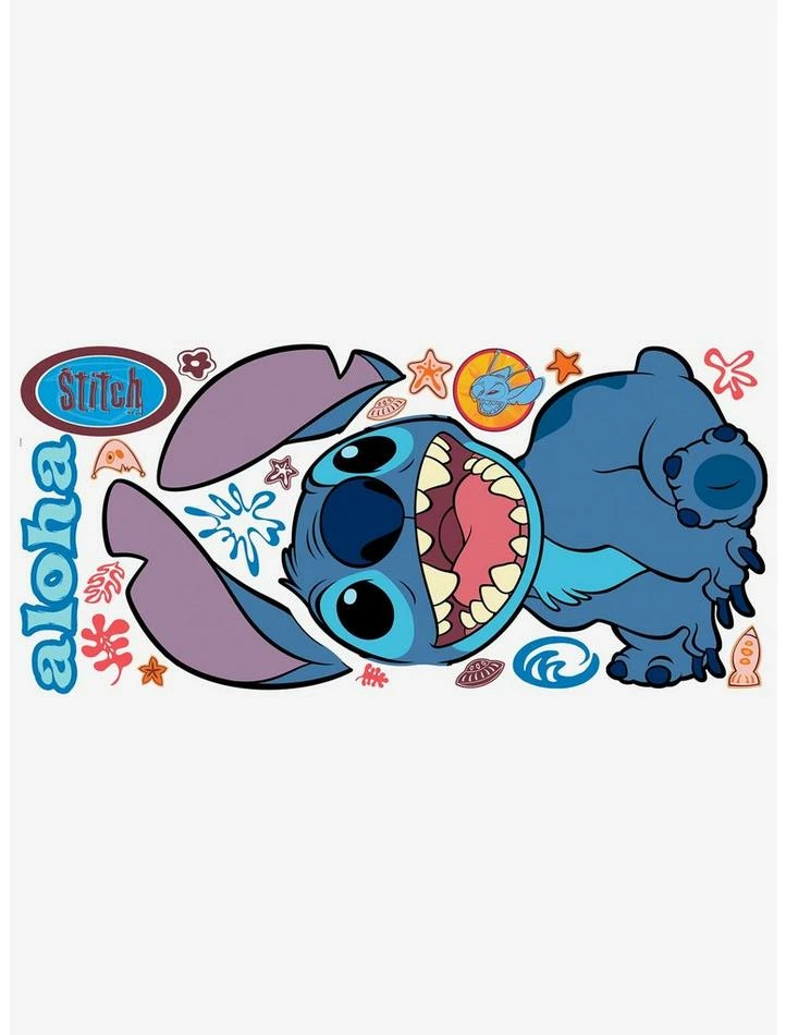 Promo ✔️ Disney Lilo & Stitch Giant Peel And Stick Wall Decals 👍