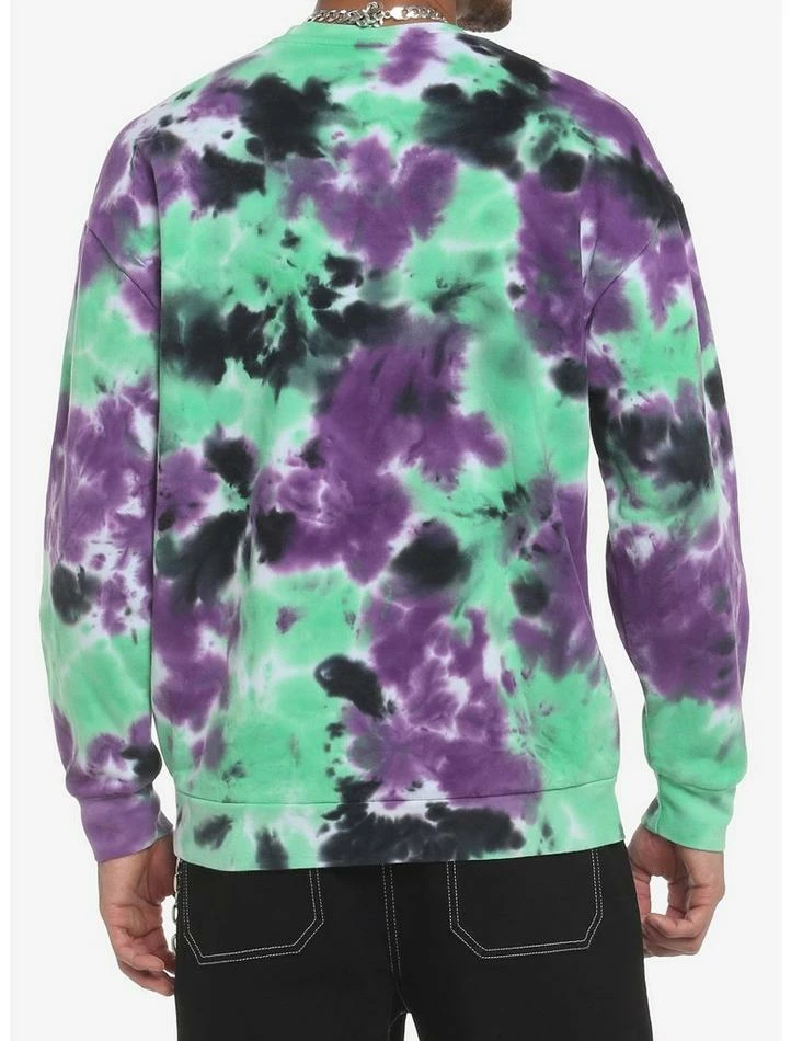 Top 10 💯 The Nightmare Before 🎅 Christmas Oogie Boogie Dice Tie-Dye Sweatshirt 😀 - Image 3