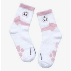 Discount 😉 Disney The Aritocats Marie Fuzzy 🧦 Socks 🔔