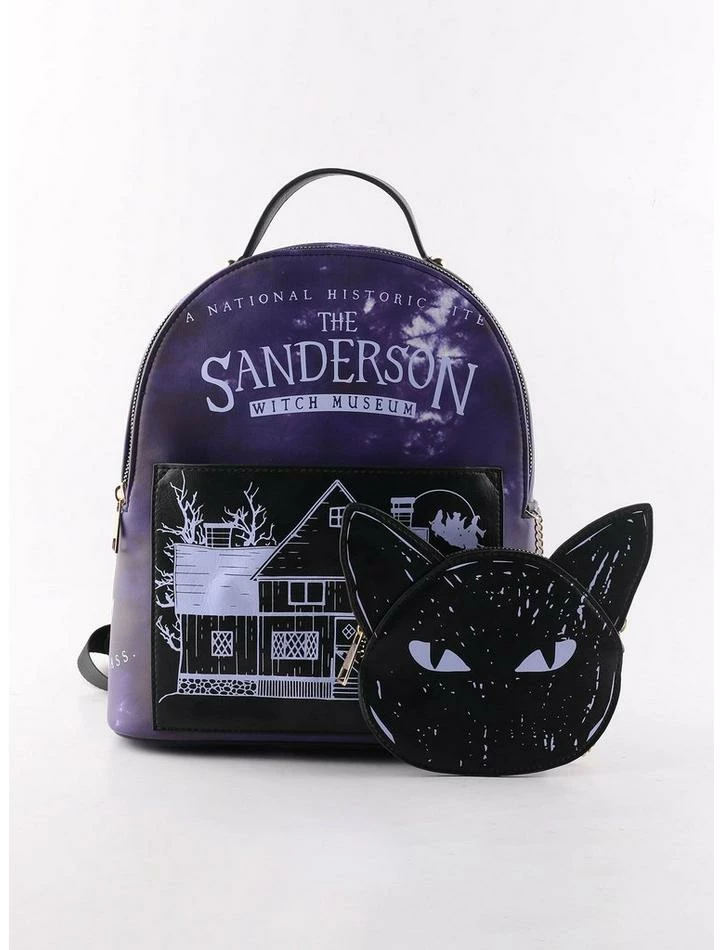 Flash Sale ๐ Disney Hocus Pocus Sanderson Museum Binx Mini ๐ Backpack ๐ - Image 3