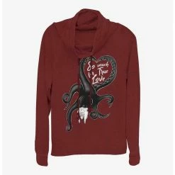 Wholesale ⌛ Disney The Little Mermaid No True Love 👧 Girls Cowl Neck Long Sleeve Top 👏