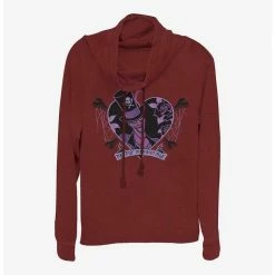 Cheap 😉 Disney The Princess and the Frog Deadly Irresistible 👧 Girls Cowl Neck Long Sleeve Top 😀