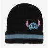 Outlet 🥰 Disney Lilo & Stitch Peeking Beanie 😉