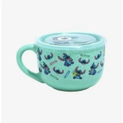 Cheap ๐ฏ Disney Lilo & Stitch Soup Mug With Lid ๐