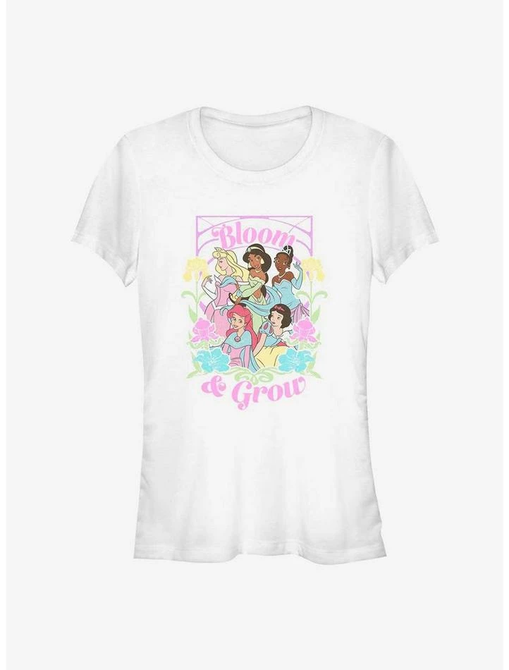 Promo ๐คฉ Disney Princesses Bloom And Grow ๐ง Girls T-Shirt ๐