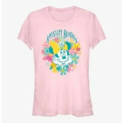 New 🎉 Disney Minnie Mouse Blossom Minnie 👧 Girls T-Shirt 👏