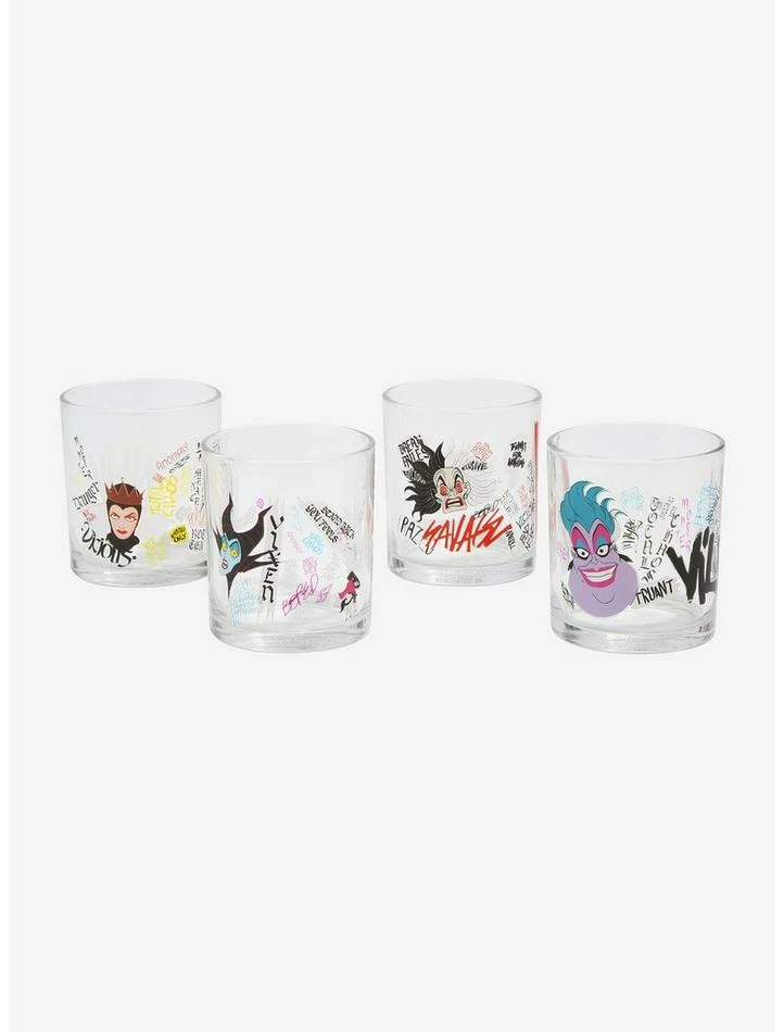 Deals ๐ Disney Villains Glass Cup Set ๐ฅ