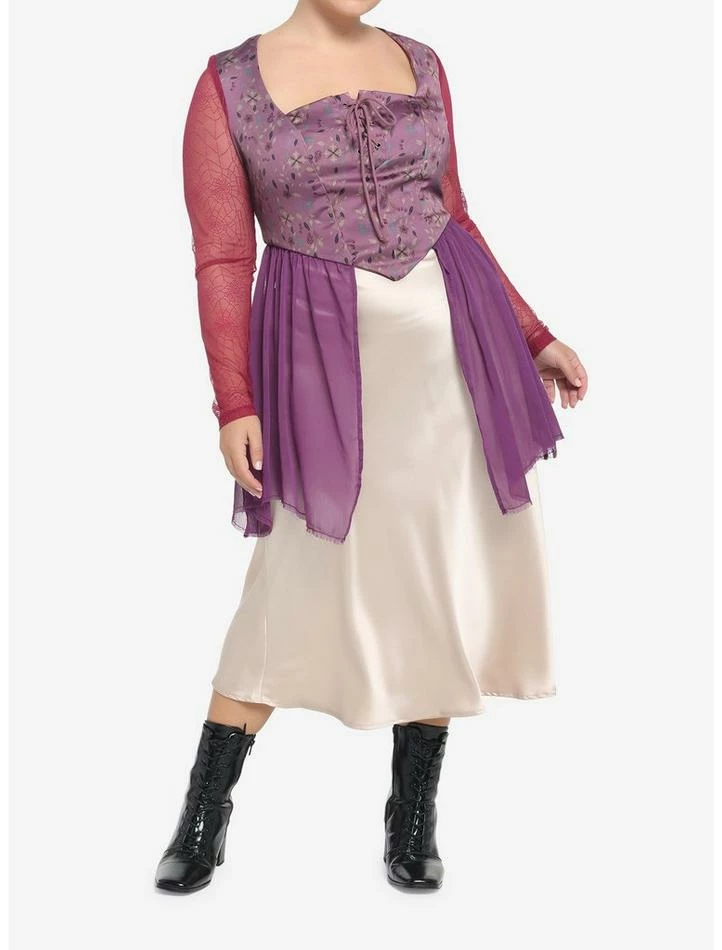 Best reviews of 🎁 Her Universe Disney Hocus Pocus Sarah Peplum 👧 Girls Long-Sleeve Top Plus Size 🛒 - Image 2