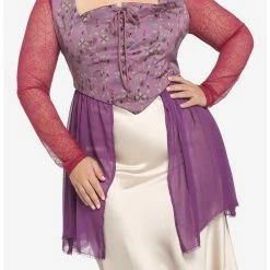 Best reviews of 🎁 Her Universe Disney Hocus Pocus Sarah Peplum 👧 Girls Long-Sleeve Top Plus Size 🛒