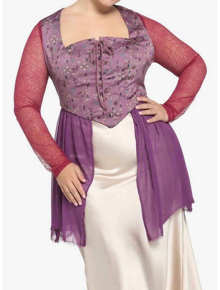Best reviews of 🎁 Her Universe Disney Hocus Pocus Sarah Peplum 👧 Girls Long-Sleeve Top Plus Size 🛒
