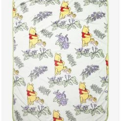 Outlet 🛒 Disney Winnie The Pooh Flower Throw Blanket 💯
