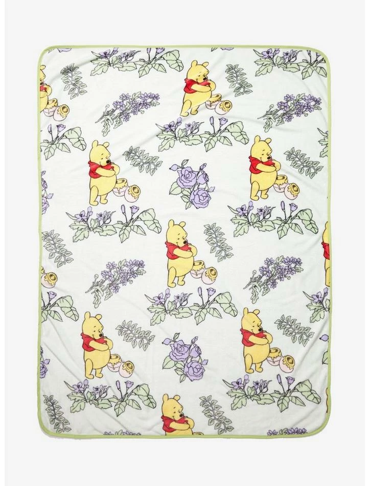 Outlet ๐ Disney Winnie The Pooh Flower Throw Blanket ๐ฏ
