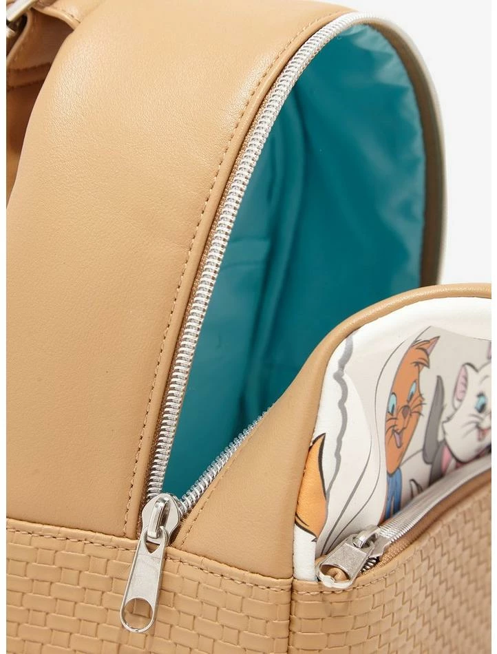 Hot Sale ๐งจ Loungefly Disney The Aristocats Kittens Basket Mini ๐ Backpack ๐ - Image 4