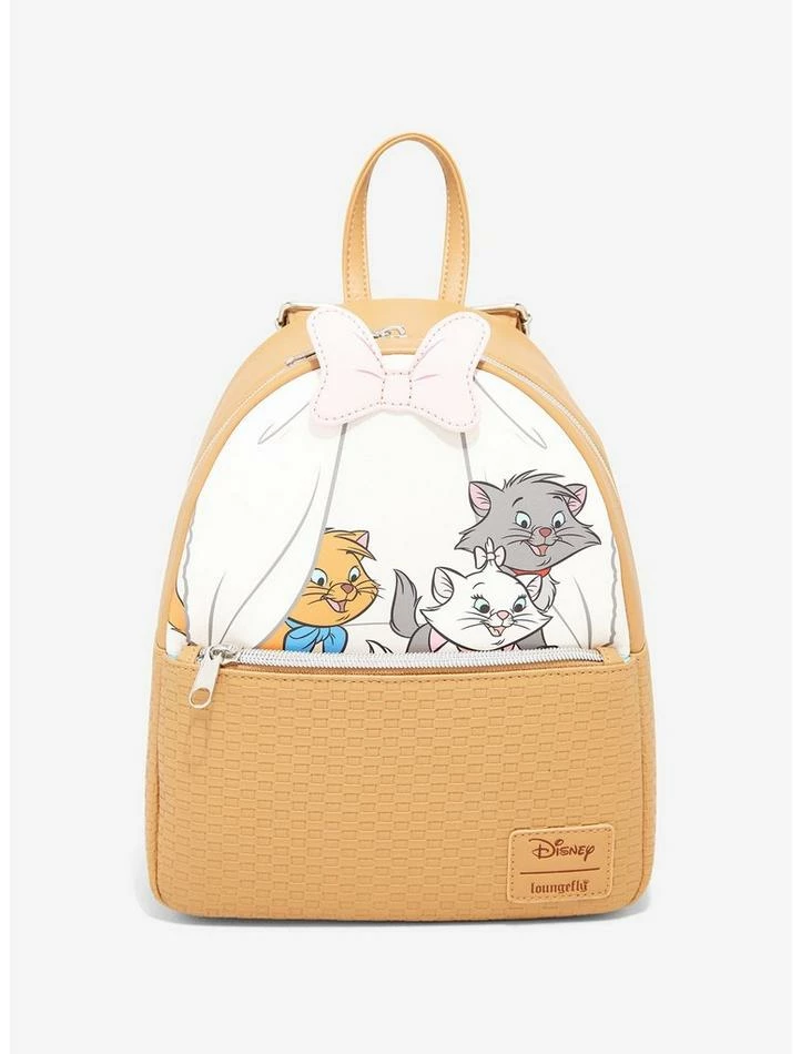 Hot Sale ๐งจ Loungefly Disney The Aristocats Kittens Basket Mini ๐ Backpack ๐