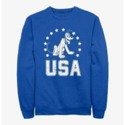 Best deal 😍 Disney Pluto Usa Sweatshirt 🔔