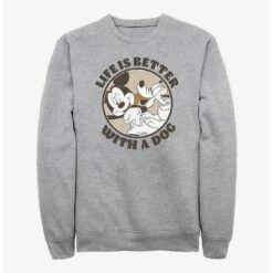 Top 10 ❤️ Disney Mickey Mouse 🦮 Dog Life Sweatshirt 🤩
