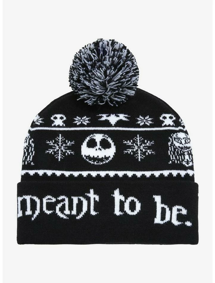 Coupon 🥰 The Nightmare Before 🎅 Christmas Meant To Be Pom Beanie ✔️ - Image 2