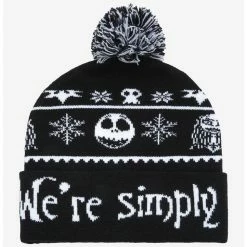 Coupon ๐ฅฐ The Nightmare Before ๐
Christmas Meant To Be Pom Beanie โ๏ธ