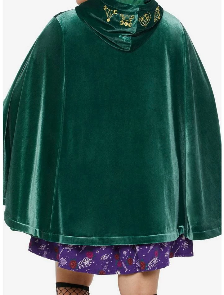 New 👍 Her Universe Disney Hocus Pocus Winifred Velvet 👧 Girls Hooded Cape Plus Size ❤️ - Image 3