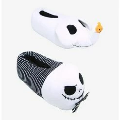 Outlet 💯 The Nightmare Before 🔔 Christmas Jack & Zero Plush Slippers 🔥