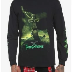 Wholesale 🎁 Frankenweenie Grave Long-Sleeve T-Shirt ❤️