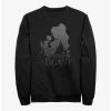 Best deal 🎁 Disney Beauty and the Beast Silhouette Sweatshirt 😀