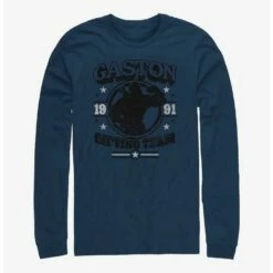 Cheap 😉 Disney Beauty and the Beast Gaston Gym Long-Sleeve T-Shirt 🥰