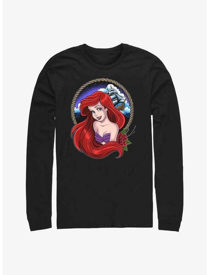 Deals ⌛ Disney The Little Mermaid Part of Your World Long-Sleeve T-Shirt ⭐