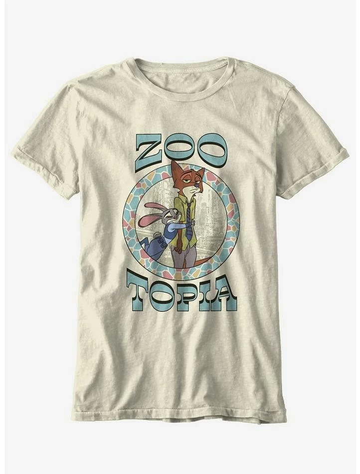 Deals 🌟 Disney Zootopia Duo Boyfriend Fit 👧 Girls T-Shirt ✨