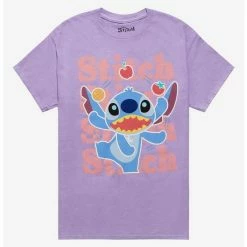 Flash Sale 🌟 Disney Lilo & Stitch Fruit Boyfriend Fit 👧 Girls T-Shirt 🎉